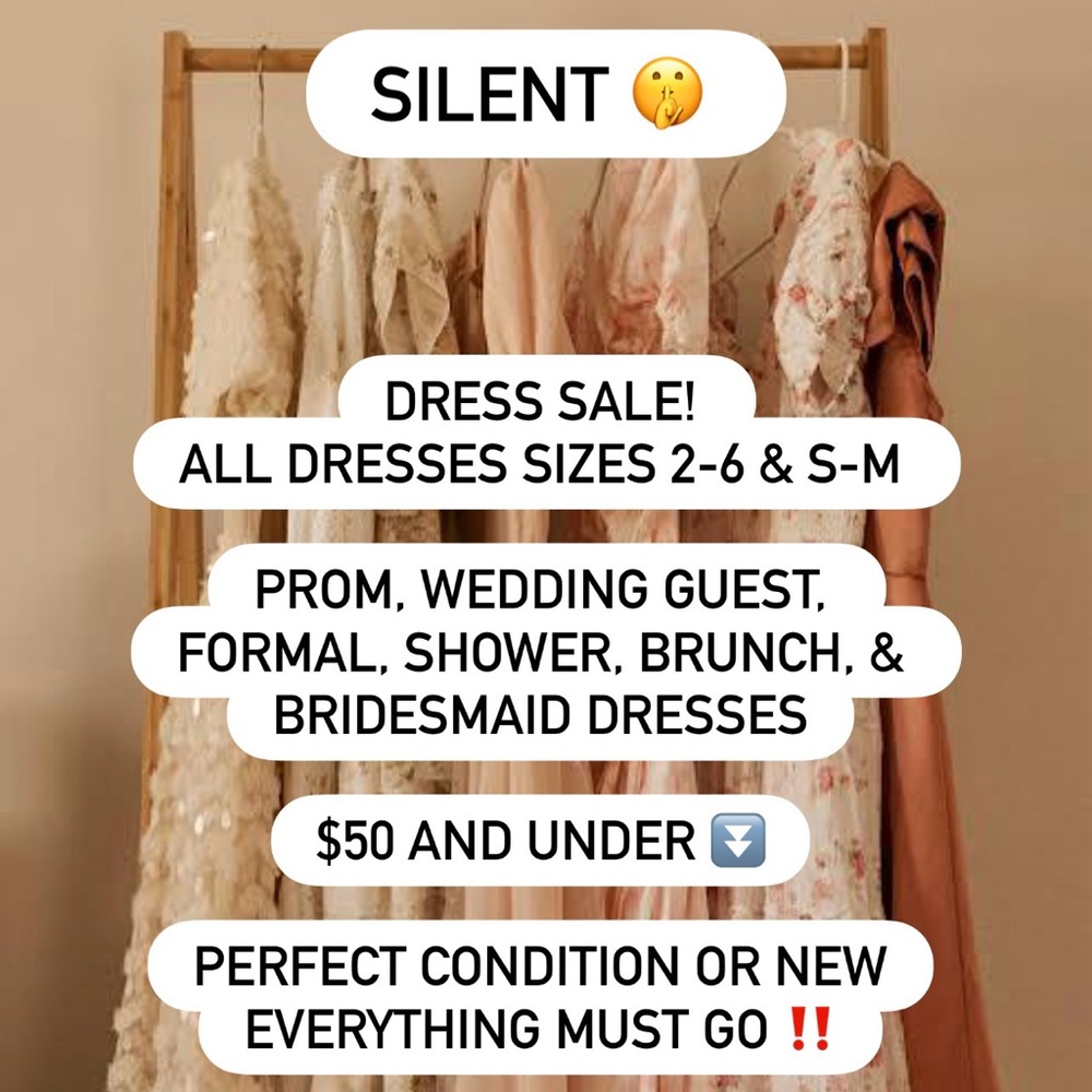 Formal Women's Dress Silent Show Flyer